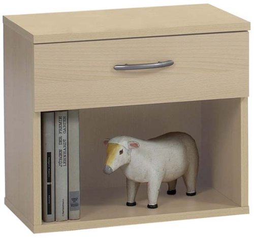 FMD 613-001 Nachtkonsole Jonny - B/H/T: 42.0 x 37.5 x 30.0 cm, Ahorn Preisvergleich