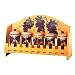 KITCHEN SPICE JAR 5PC GRAPE TUSCANY WINE DECOR