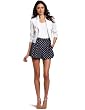 Vince Camuto Womens Zip Sleeve Open Front Blazer