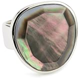ELLE Jewelry Grey Mother-of-Pearl Faceted Ster