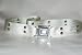 New! Near-White Seatbelt Belt With Real Recycled Seatbelt Buckle!