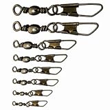 DAM Tönnchenwirbel mit Karabiner brüniert Gr.10 / 10kg