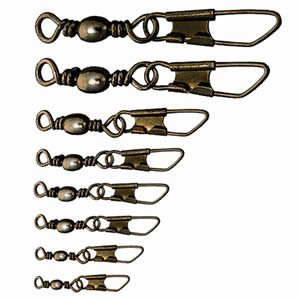 DAM Tönnchenwirbel mit Karabiner brüniert Gr.4 / 16kg