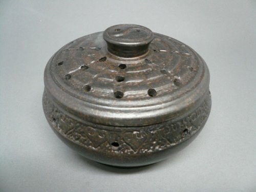 風水・太極八卦香炉（陶器製） 