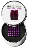 Magnet Balls Purple Edition: The Original 216 Pc Magnetic Rare Earth Magnet Puzzle in Collector Tin (5mm) - Accept No Knockoffs