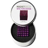 Magnet Balls Purple Edition: The Original 216 Pc Magnetic Rare Earth Magnet Puzzle in Collector Tin (5mm) - Accept No Knockoffs ~ Magnet Balls