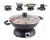 2 x 16 tlg. Fondue / Wok Set + Pfanne u. Kasserolle *NEU*