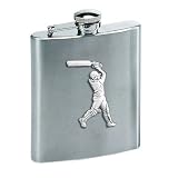Review Sterling & Classic  / Cricketer 8oz Stainless Steel Hip Flask