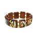 Religious Saints Bamboo Tile Stretch Bracelet image 1