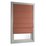 Review Green Mountain Vista  / Terracotta Insulated Roman Shade - 48