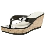 Nine West Womens Zotto Sandal,Black Synthetic,7.5 M US