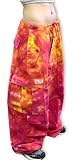 Unisex Basic UFO Pants (Fire Tie Dye)