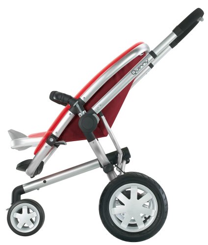 Imagen 5 de Quinny 60304990 Buzz 3 - Silla de paseo con cesta, capota, protector para la lluvia y adaptador para capazo (3 ruedas), color rojo