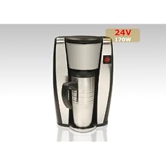 Kaffeemaschine Edelstahl mit Isolierbecher 170W 24V