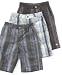 Ocean Current Boys Substitute Plaid Shorts