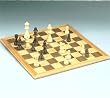 Oak Veneer Chess Board