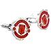 Red and Yellow Manchester United Football Club Cufflinks