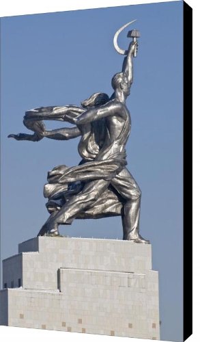 Monument to Worker and Peasant Woman Canvas Print / Canvas Art - Artist Igor Sinitsyn