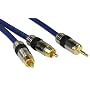 InLine Cinch/Klinke Kabel, 2x Cinch Stecker an 3,5&hellip von InLine