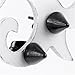 Jovivi 22G Black Stainless Steel Arrow Spike Stud Earrings for Men Women Punk Cool Jewelry 3/8