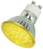 Wentronic 30174 LED GU10, 24 LED 150 LUX, gelb
