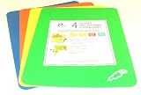 from Probus Probus set of 4 Flexible and Anti-bacterial Chopping Boards / Cutting Mats for Home and Catering Hygienic and safe (Model LC626526)