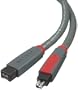 Belkin Firewire Cable 9Pin- 4-Pin - 1.8Meters -  Charcoal