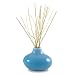 Pearlessence Aroma D'Light Hand-Blown Milky Glass Reed Diffuser, Blue