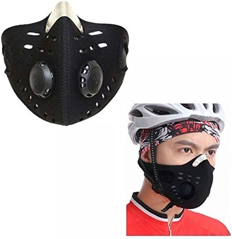 SKMagicShop Anti Dust Motorcycle Bicycle Cycling Racing Bike Ski Half Face Mask Filter TA