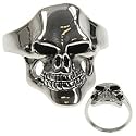 316L Stainless Steel Casting Skull Ring