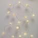 LED Weidenholz-Ball Lichterkette warmweiss, 16 LEDs