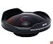 Opteka OPT-SC37FE Platinum Series 0.3X HD Ultra Fisheye Lens for 25mm, 30mm, 30.5mm & 37mm Digital Video Camcorders
