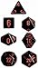 Chessex CHX25418 Dice-Opaque Black/Red Set