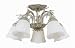 Crystorama Flush 4745-SL Swarovski Spectra Beads Draped Onto A Delicat