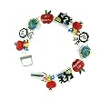 Teacher Theme Magnetic Charm Bracelet Fashion Jewelry