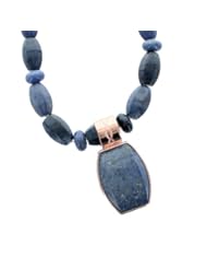 Jewelry: Blue Infinity Stone Pendant and Necklace by Jay King - Desert Rose Trading