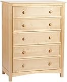 Bolton Furniture Wakefield 5 Drawer Chest Natural