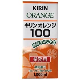 �y�Ɩ��p�z�L���� �I�����W 100��  1L�p�b�N�~6�{�~1�P�[�X