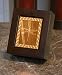 Dragonfly Lithophane Shadow Box Cherry Finish Wood