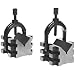 Brown & Sharpe 750-2 4 Piece V Block and Clamp Pair Set, Hardened Steel, 0.0003" Accuracy, 2" Maximum Capacity, 2-1/2" Length, 2-3/4" Width, 2" Height