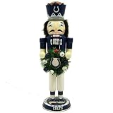 Indianapolis Colts 14'' Wreath Nutcracker Figurine