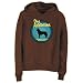 Hoodie Womens Brown " DOG ADDICTION : Siberian Husky " Dogs