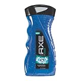 Axe Shock Shower gel, Glacier Water + Deep Sea Mint + Menthol , 12 Fl oz (354 ml), (Case of 6)