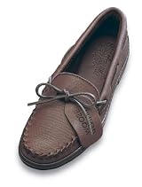 Moosehide Classic Minnetonka Moccasin in Chocolate Mens