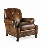 Sable Leather Club Chair