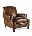 Sable Leather Club Chair