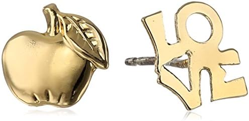Bing Bang Big Apple Love Yellow Stud Earrings