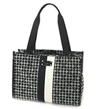 Kate Spade Classic Noel Medium Baby Diaper Bag Black White