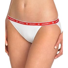Jockey minis cotton stretch low rise string bikini