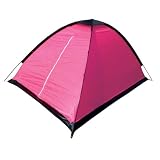 Bright Pink Light 4 Man Weekend Festival Camping Tent